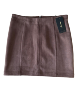 Shinestar Women’s Mini Skirt Zip Back Stripes Size S Brown - $23.06 CAD