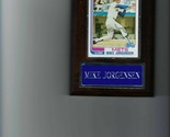 MIKE JORGENSEN PLAQUE BASEBALL NEW YORK METS NY MLB   C - $0.01