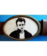 JAMES DEAN  Epoxy PHOTO Movies BELT BUCKLE - NEW - $22.95 CAD