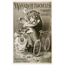 Monarch Bicycle Worlds Favorite Lion 1897 Advertisement Victorian Bikes ... - $14.01 CAD