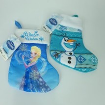 Disney Frozen OLAF Elsa Winter Wishes Mini Stocking with Hanging Loop Lo... - £14.86 GBP