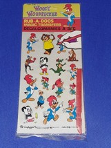 Woody Woodpecker Rub-A-Doos Magic Transfers Decals Imperial 1982 [NEW &amp; ... - £11.84 GBP