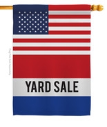 Us Yard Sale House Flag Merchant 28 X40 Double-Sided Banner - £29.55 GBP