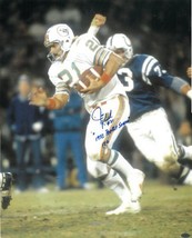 Jim Kiick signed Miami Dolphins 16x20 Photo dual 1972 Perfect Season & 17-0 - $54.95