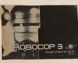 Robocop 3 Vintage Tv Print Ad Advertisement TV1 - $5.93
