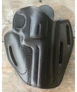 Fits Smith&amp;Wesson Mod. 686 4”BBL 3-Slot Leather Belt Holster With Open Top - $83.26 CAD