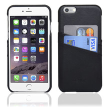 NAVOR Genuine Real Leather Premium Retro Luxury Wallet Case for iPhone 6... - $6.99