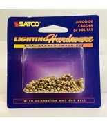Satco- 3 Ft Beaded Chain Kit- Lighting Hardware- With Connector and End ... - £4.68 GBP