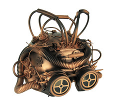 Scratch &amp; Dent Steampunk Cepholopod Cosplay Half Mask With Goggles - $27.07