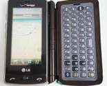 LG VX9600 Chrome/Black Verizon Flip Phone with Qwerty Keyboard Module - £39.81 GBP