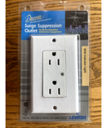 BNIP Leviton 632-5280-W 15 Amp 125v  Indicator Light Decora Duplex Surge... - $41.06 CAD