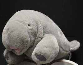 VTG Gray Sea World Baby Lion Walrus Seal Pup Plush Stuffed Animal Lovey 13&quot; Toy - $12.60