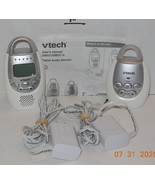 VTech DM221 Safe Sound Digital Audio Baby Monitor Set Tested Works - £26.74 GBP