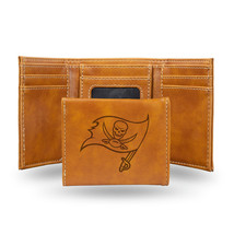 Tampa Bay Buccaneers Wallet Trifold Laser Engraved - $55.49