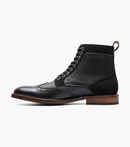 Stacy Adams Finnegan Wingtip Lace-Up Boot Black Multi 25427-009 image 5