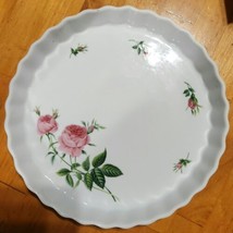 Christineholm Porcelain &quot;Rose&quot;  Quiche Baking Dish 10&quot; - $25.64