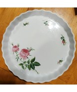 Christineholm Porcelain &quot;Rose&quot;  Quiche Baking Dish 10&quot; - $25.64