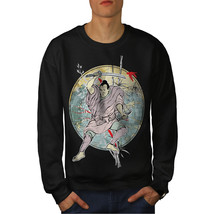 Wellcoda Japanese Art Sea Mens Sweatshirt, Battle Casual Pullover Jumper - £23.58 GBP+