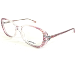 Luxottica Brille Rahmen LU 4339 C545 Klar Violett Pink Silber 51-16-135 - $27.69