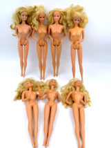 Mattel 1966 Barbie Doll Twist N Turn Blonde Bending Legs Vintage Lot of 7 - £54.23 GBP