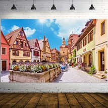 In The Style Of Oktoberfest Festival Decorations, Extra Large Bavarian Street Sc - £16.41 GBP