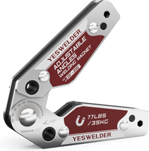  Adjustable Angle Welding Magnet 20-200° Magnetic Welding Holder of 77Lb... - $1,192.54 MXN