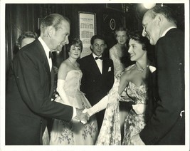 *Jesse L. Lasky Jr. Meets Princess Margaret in London at Carlton Theatre 1950&#39;s - £59.95 GBP