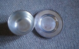 Vintage BMC 6105 Silver Bowl &amp; Plate Set Silverplate Dish Server - $34.99