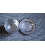 Vintage BMC 6105 Silver Bowl &amp; Plate Set Silverplate Dish Server - £27.51 GBP