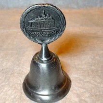 Beautiful Vintage Pewrer Souvenir Bell~From Mount Vernon Virginia - £18.71 GBP