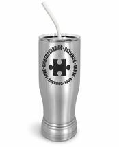 PixiDoodle Patience and Hope Autism Awareness Insulated Coffee Mug Tumbl... - $34.55+