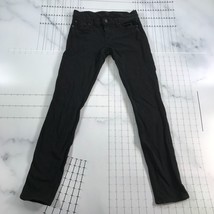 7 For All Mankind Pants Womens 26 Black Soft Stretch Gwenevere Super Skinny - $23.12