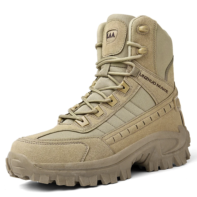 New Winter Footwear Military Tactical Mens Boots Special Force Leather Desert Co - £63.16 GBP