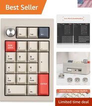 CIDOO V21 VIA Programmable Gasket Number Pad, Aluminum Numpad, Bluetooth... - $107.57