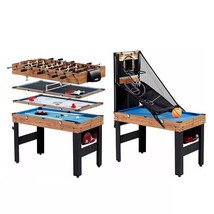 5-in-1 Game Table - Foosball Pool Basketball Ping Pong and Slide Hockey - $6,863.94 MXN