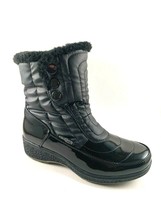 Aquatherm by Santana Canada Harper Black Wedge Water Resistant Winter Boot  - £82.49 GBP