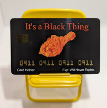 Funny Fake Bankcards:  IT'S A BLACK THING CARD.  8 Pack, Free Shipping - $24.99