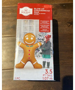 Holiday Time Christmas Inflatable 3.5&#39; Blow-Up Gingerbread Man - £25.91 GBP