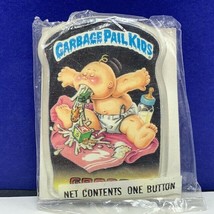 Garbage Pail Kid vintage 1986 Imperial toy SEALED button pinback pin Gross barf - £10.80 GBP