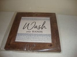 New Wash your hands Framed print image 2