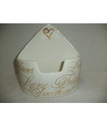 Betallic Pottery Love Letters Table Mail Holder Or Planter Envelope Trin... - $561.68 MXN