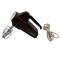 Vintage Hamilton Beach Retro Hand Mixer Model 107 Brown - $14.85