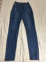 Fashion Nova AP4755 Women's Blue Denim Cotton Blend Jeans Size 9 (24×31) image 8
