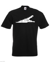Mens T-Shirt Alligator with Open Mouth Design Crocodile Lovers Tshirt - £19.77 GBP