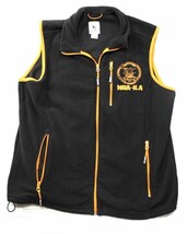 NRA - ILA Full Zip Up Fleece Orange &amp; Black Double Pocket Logo Vest Men’... - $18.06