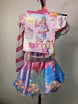 New Girls Medium (8-10) Jojo Siwa 2 Pc C UPC Ake Dress &amp; Bow Halloween Costume - £14.74 GBP