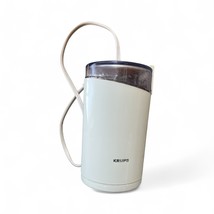 Krups Fast Touch Coffee Bean Mill Grinder #203 White Vintage Hong Kong W... - €6,85 EUR