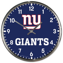 New York Giants Round Chrome Wall Clock - $80.99