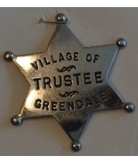 Village of Greendale 1 1/2&quot; wide vintage Badge no pin on back - $49.99