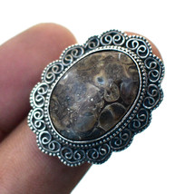 Turtella Vintage Style Gemstone Handmade Ethnic Gifted Ring Jewelry 6.75&quot; SA 739 - £5.98 GBP